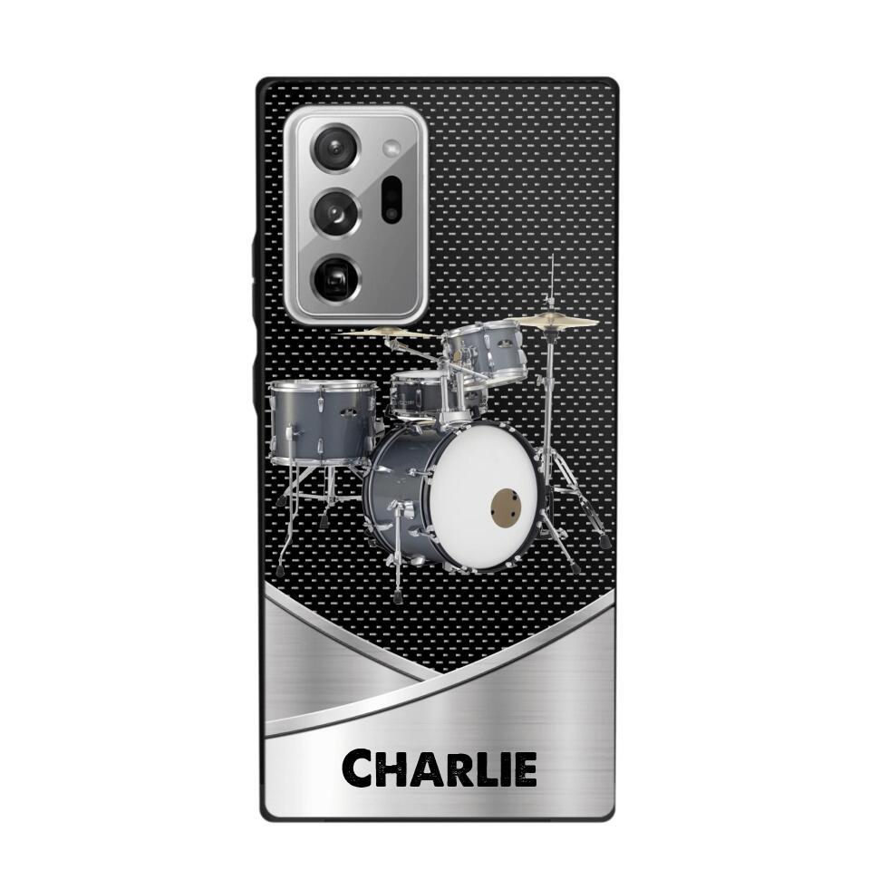 Personalized Drum Lover Phone Case Printed 22AUG-HY09