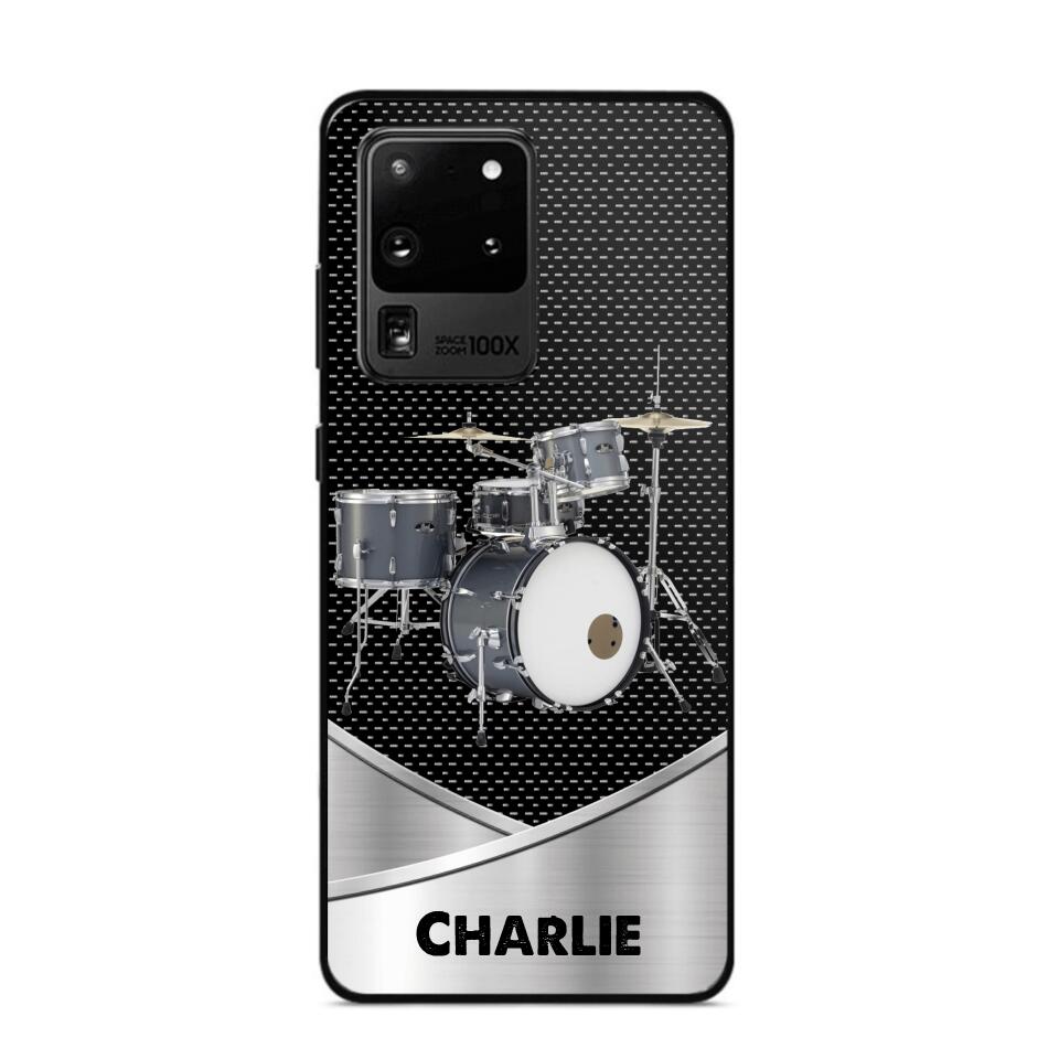 Personalized Drum Lover Phone Case Printed 22AUG-HY09