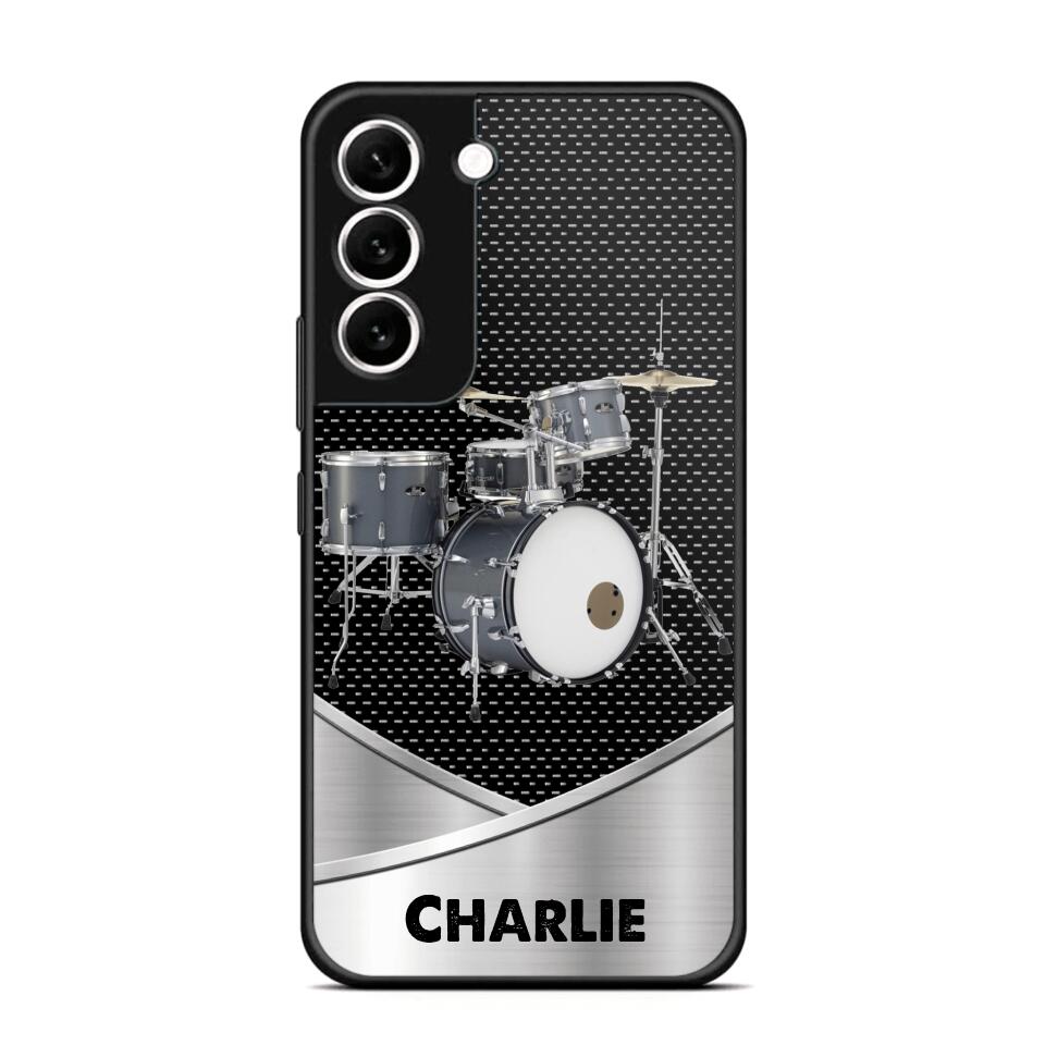 Personalized Drum Lover Phone Case Printed 22AUG-HY09