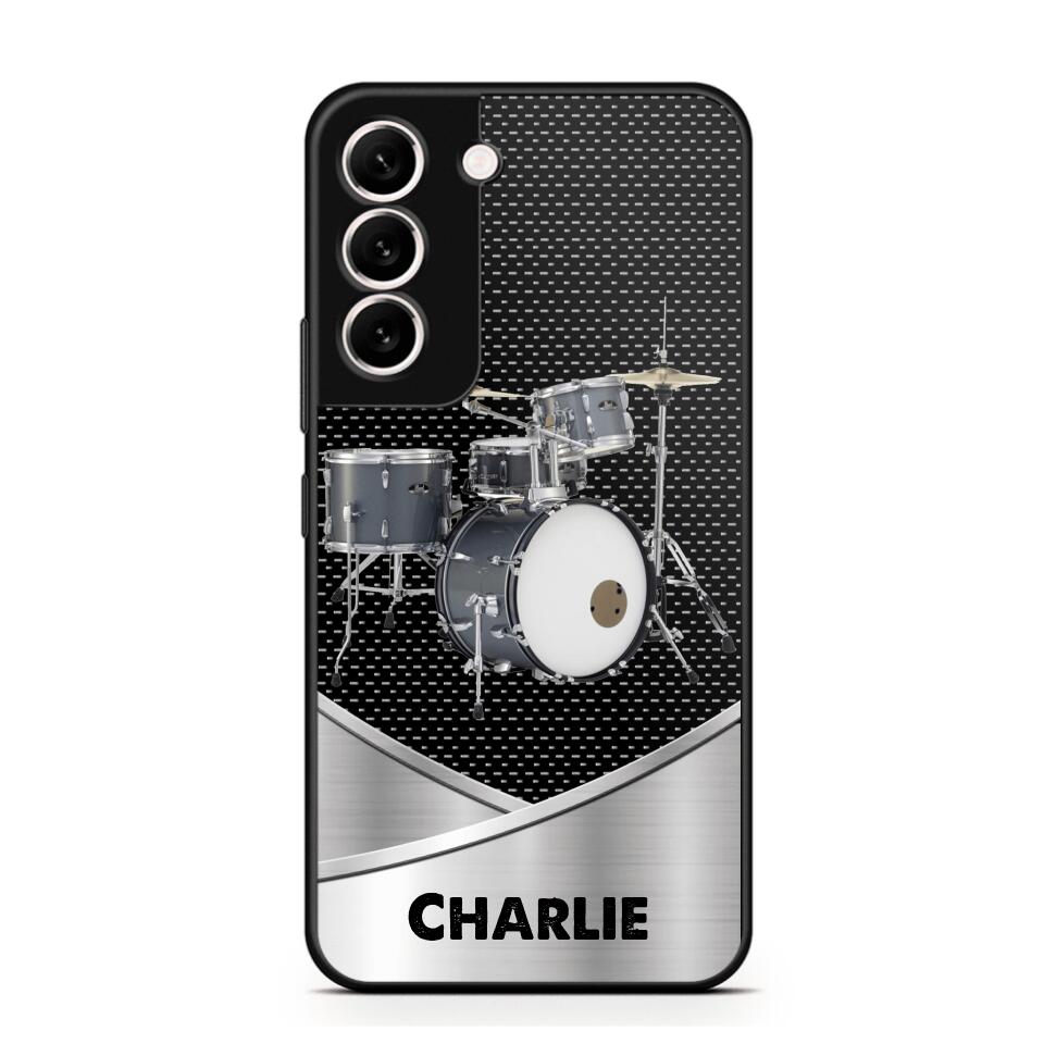 Personalized Drum Lover Phone Case Printed 22AUG-HY09