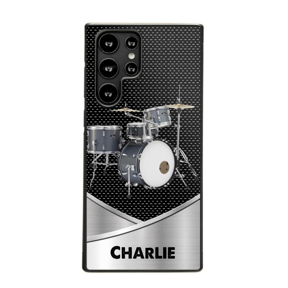 Personalized Drum Lover Phone Case Printed 22AUG-HY09