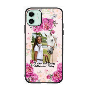 Personalized Girl Love Horse And Flower Phone Case Printed 22AUG-MA08