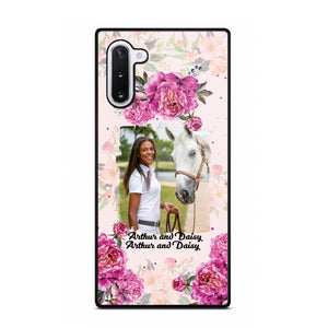 Personalized Girl Love Horse And Flower Phone Case Printed 22AUG-MA08