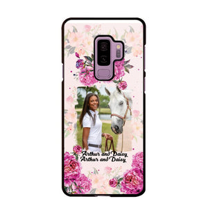 Personalized Girl Love Horse And Flower Phone Case Printed 22AUG-MA08