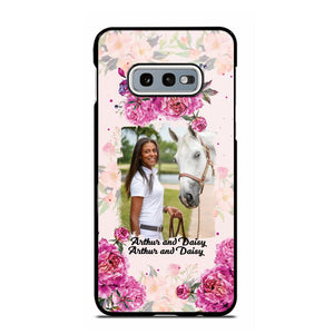 Personalized Girl Love Horse And Flower Phone Case Printed 22AUG-MA08