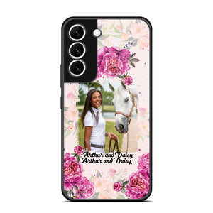 Personalized Girl Love Horse And Flower Phone Case Printed 22AUG-MA08