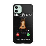 Personalized Mein Pferd Ruff An Und Ich Mus Gehen Horse Phonecase QTVQ1008