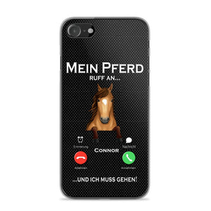 Personalized Mein Pferd Ruff An Und Ich Mus Gehen Horse Phonecase QTVQ1008