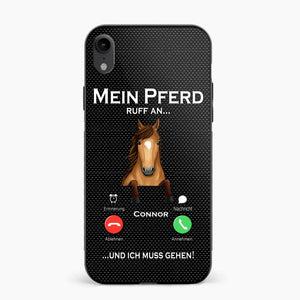 Personalized Mein Pferd Ruff An Und Ich Mus Gehen Horse Phonecase QTVQ1008