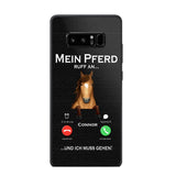 Personalized Mein Pferd Ruff An Und Ich Mus Gehen Horse Phonecase QTVQ1008