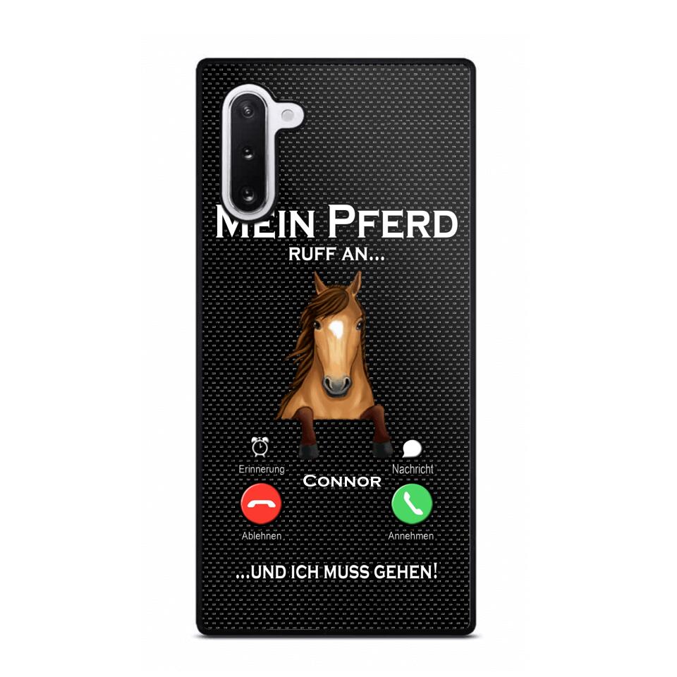 Personalized Mein Pferd Ruff An Und Ich Mus Gehen Horse Phonecase QTVQ1008