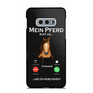 Personalized Mein Pferd Ruff An Und Ich Mus Gehen Horse Phonecase QTVQ1008