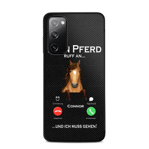 Personalized Mein Pferd Ruff An Und Ich Mus Gehen Horse Phonecase QTVQ1008