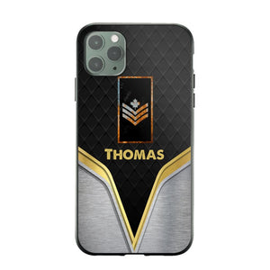 Personalized Canadian Veterans/Soldier Phone Case Printed 22AUG-HY10