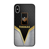 Personalized Canadian Veterans/Soldier Phone Case Printed 22AUG-HY10