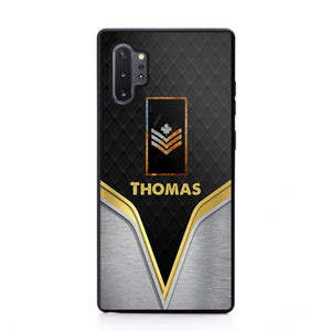 Personalized Canadian Veterans/Soldier Phone Case Printed 22AUG-HY10