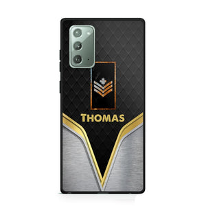 Personalized Canadian Veterans/Soldier Phone Case Printed 22AUG-HY10