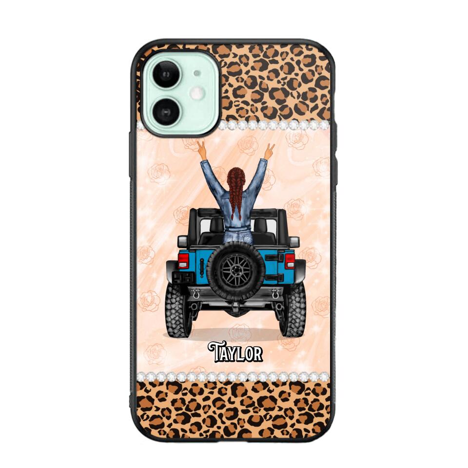 Personalized Girl Love Jeep Phone Case Printed 22AUG-HY10