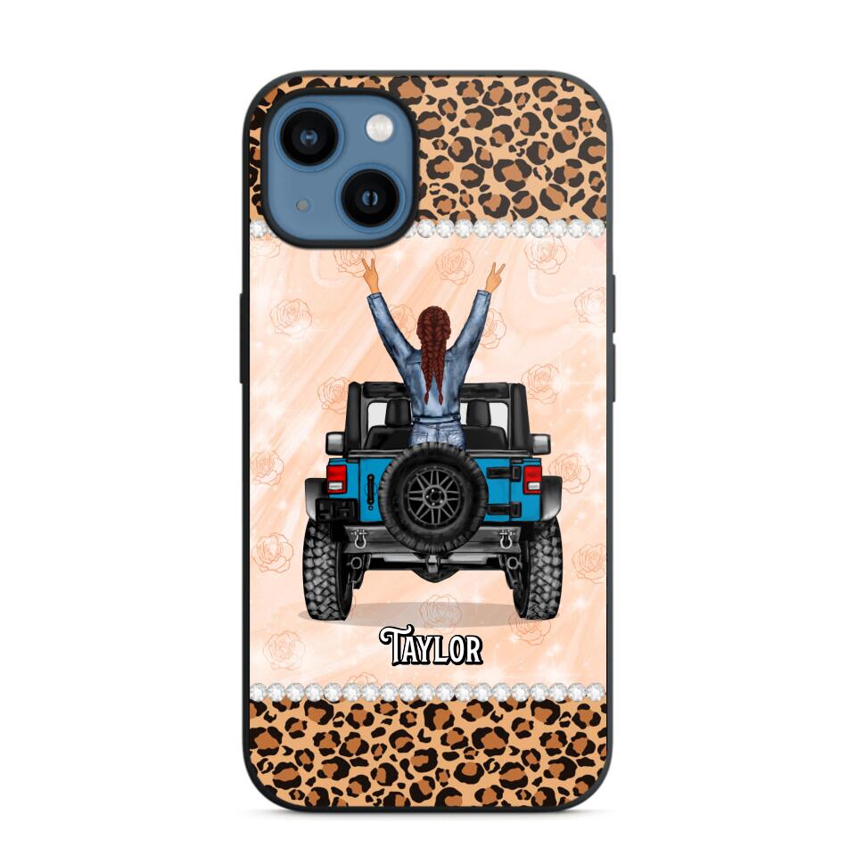 Personalized Girl Love Jeep Phone Case Printed 22AUG-HY10