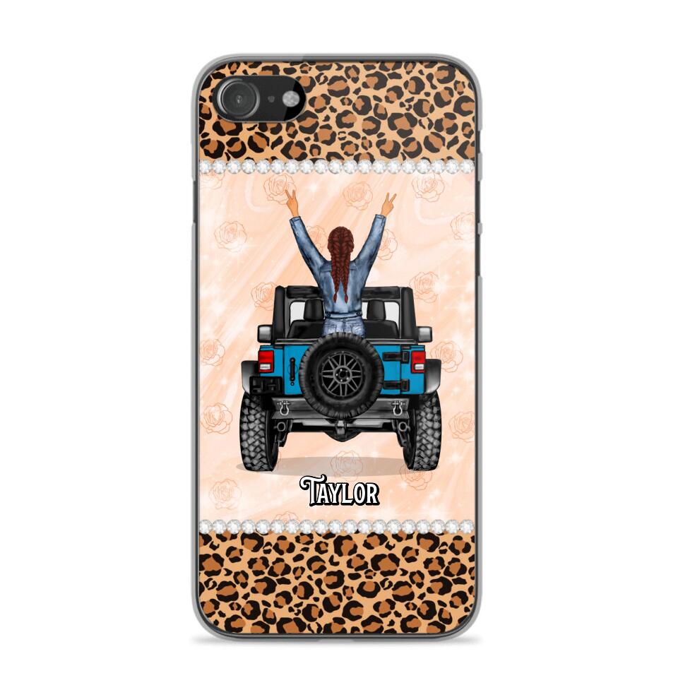 Personalized Girl Love Jeep Phone Case Printed 22AUG-HY10