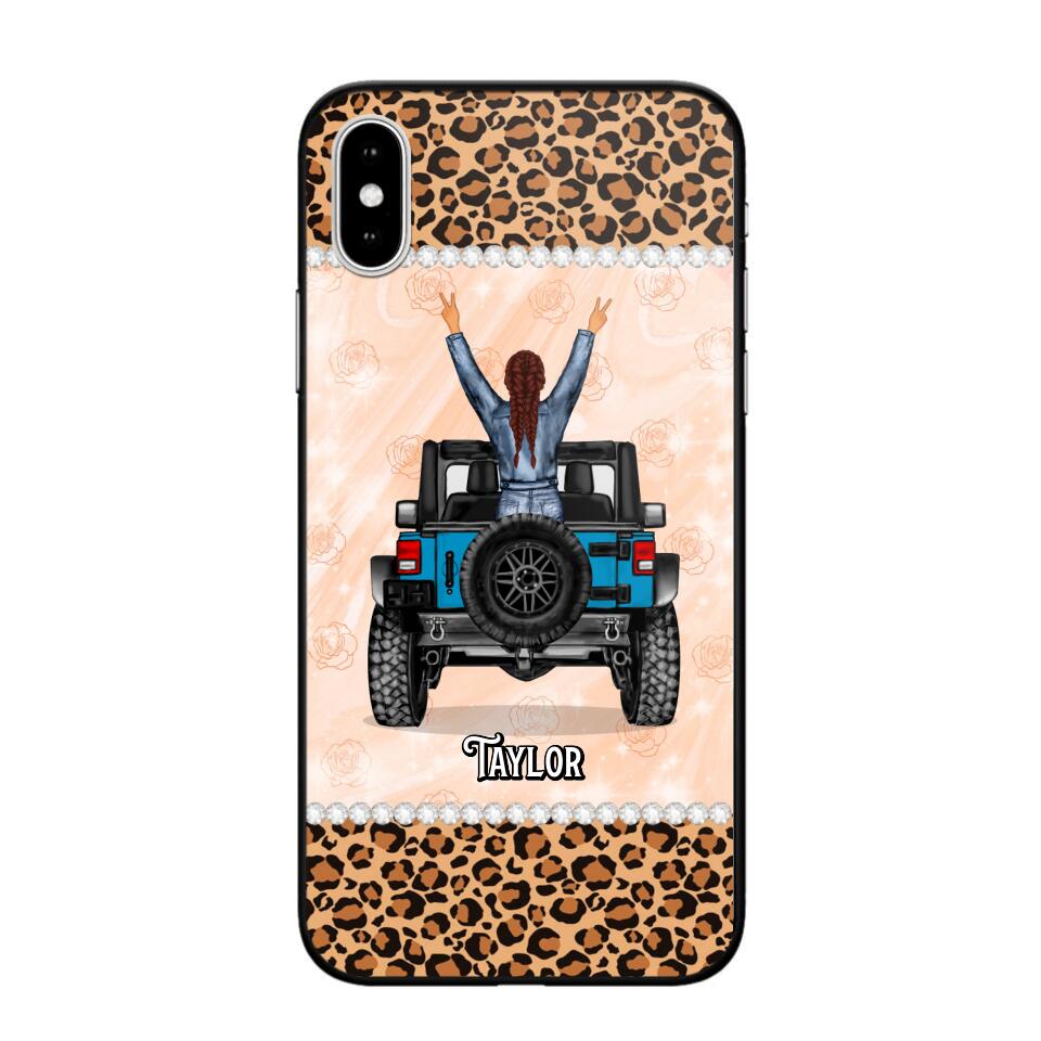 Personalized Girl Love Jeep Phone Case Printed 22AUG-HY10