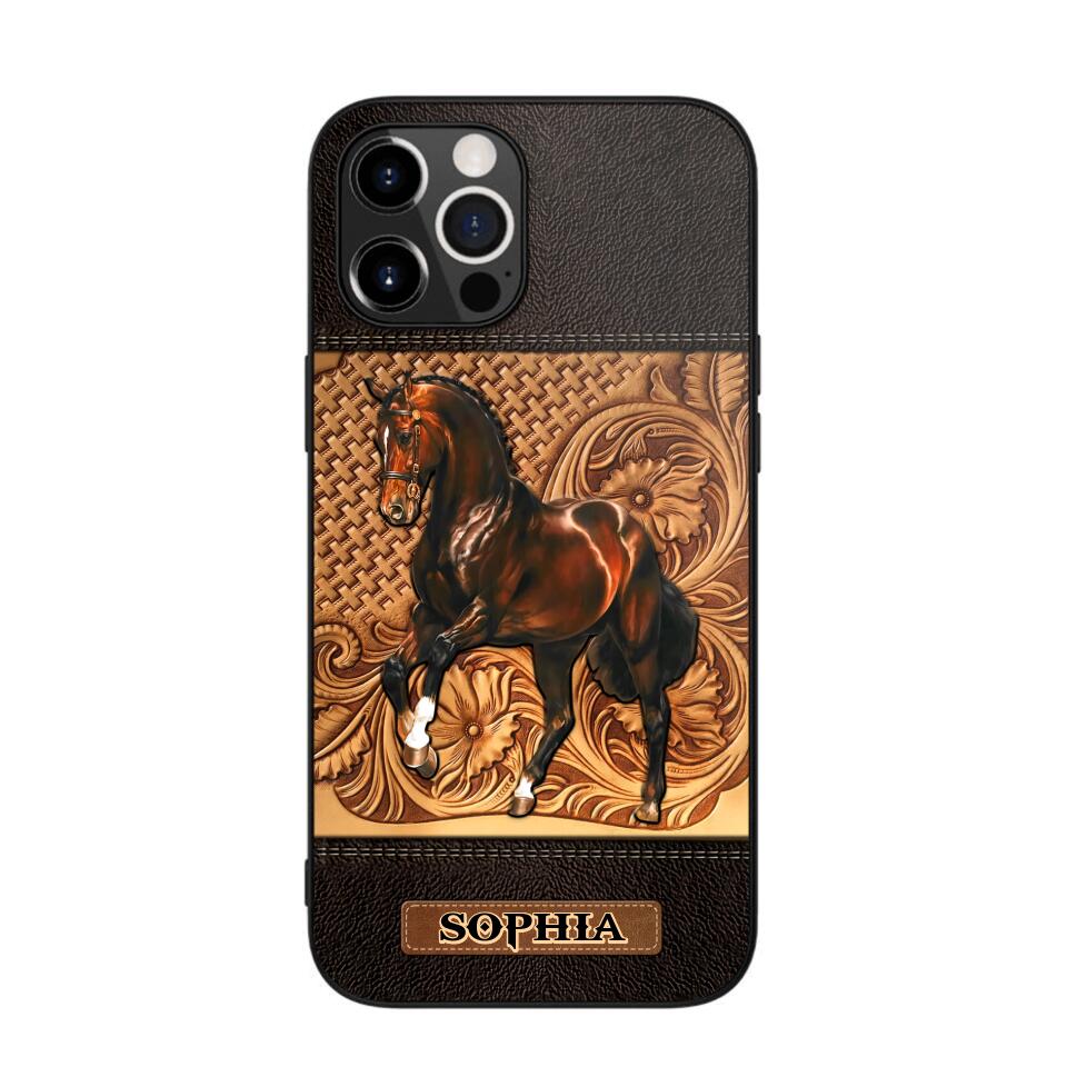 Personalized Horse Lover Phone Case Printed 22AUG-HQ10