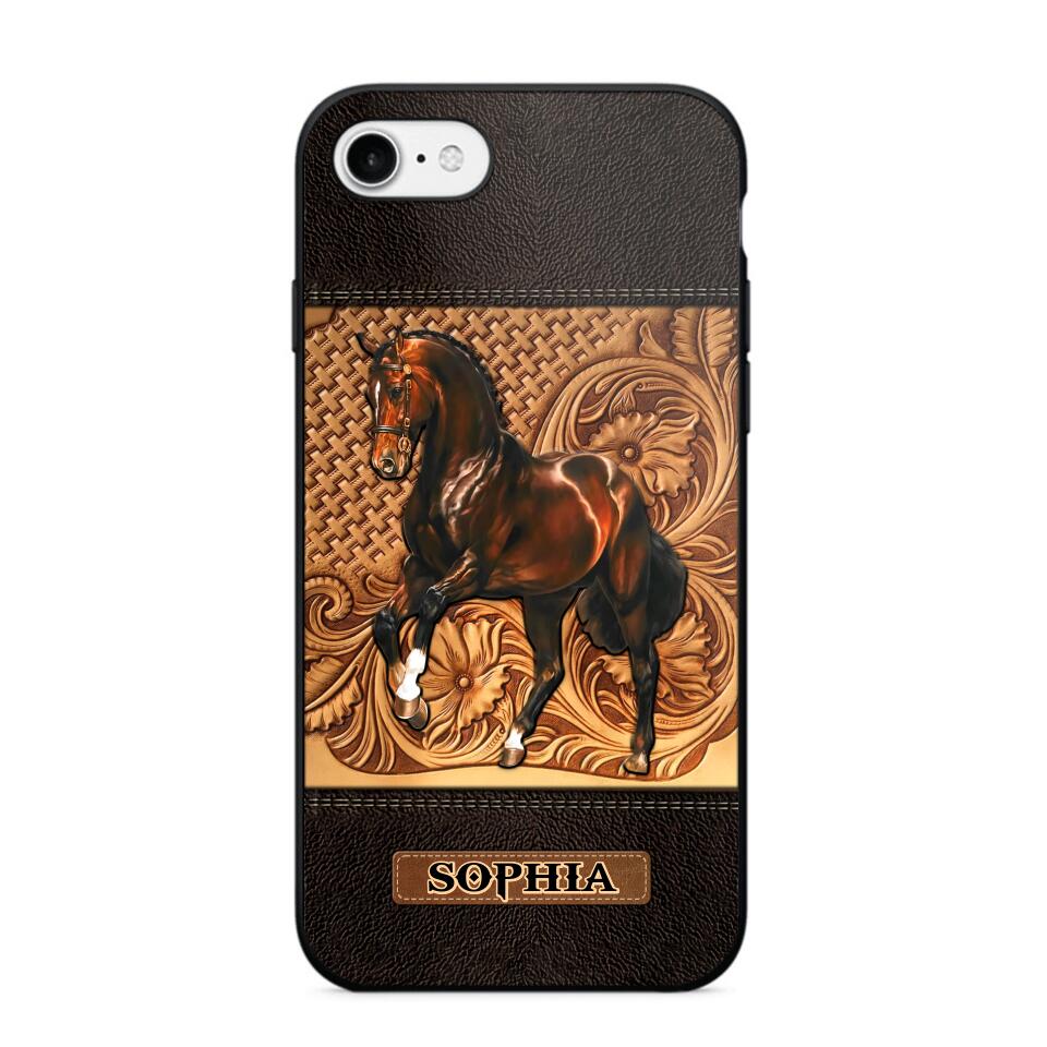 Personalized Horse Lover Phone Case Printed 22AUG-HQ10