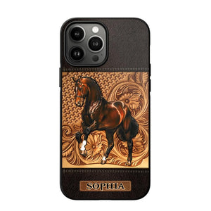 Personalized Horse Lover Phone Case Printed 22AUG-HQ10