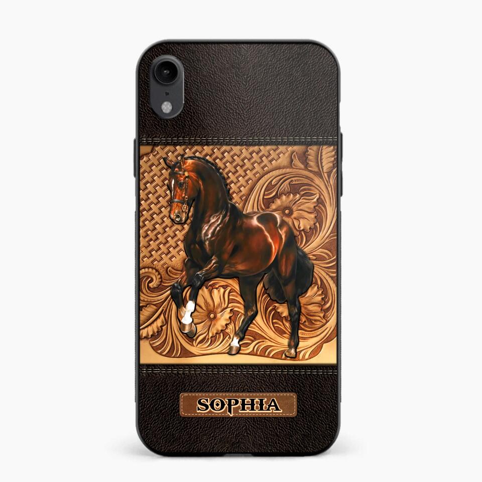 Personalized Horse Lover Phone Case Printed 22AUG-HQ10