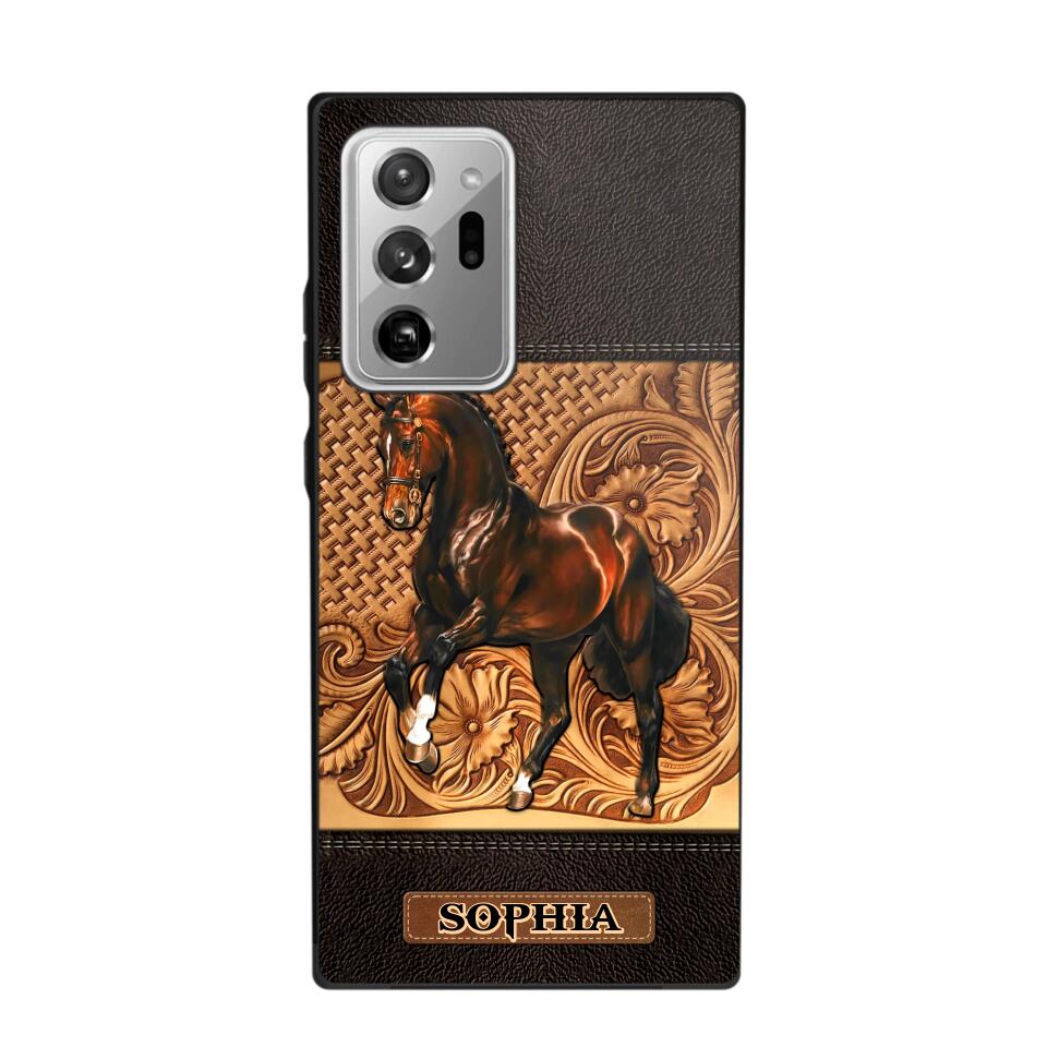 Personalized Horse Lover Phone Case Printed 22AUG-HQ10