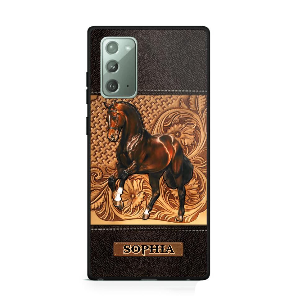 Personalized Horse Lover Phone Case Printed 22AUG-HQ10