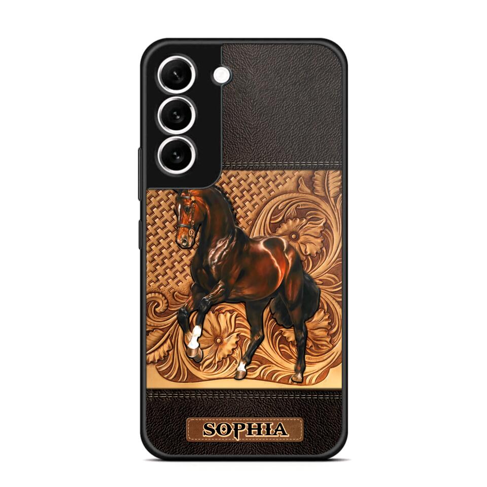 Personalized Horse Lover Phone Case Printed 22AUG-HQ10