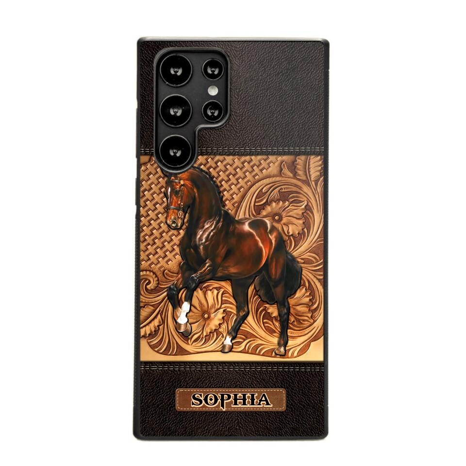 Personalized Horse Lover Phone Case Printed 22AUG-HQ10