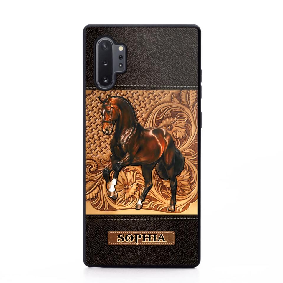 Personalized Horse Lover Phone Case Printed 22AUG-HQ10