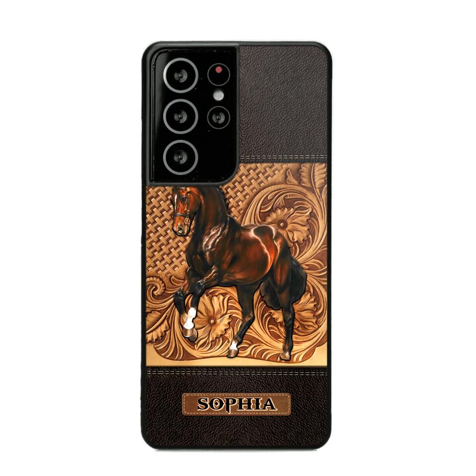 Personalized Horse Lover Phone Case Printed 22AUG-HQ10