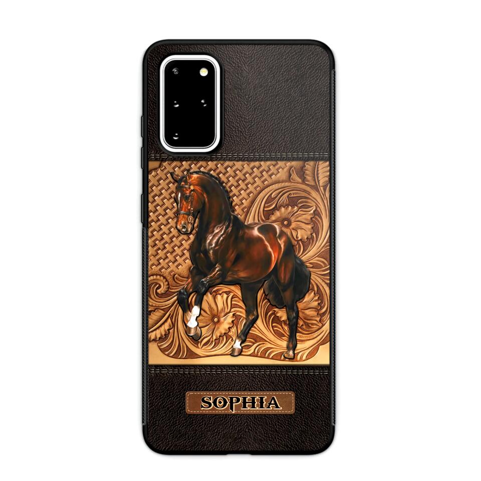 Personalized Horse Lover Phone Case Printed 22AUG-HQ10