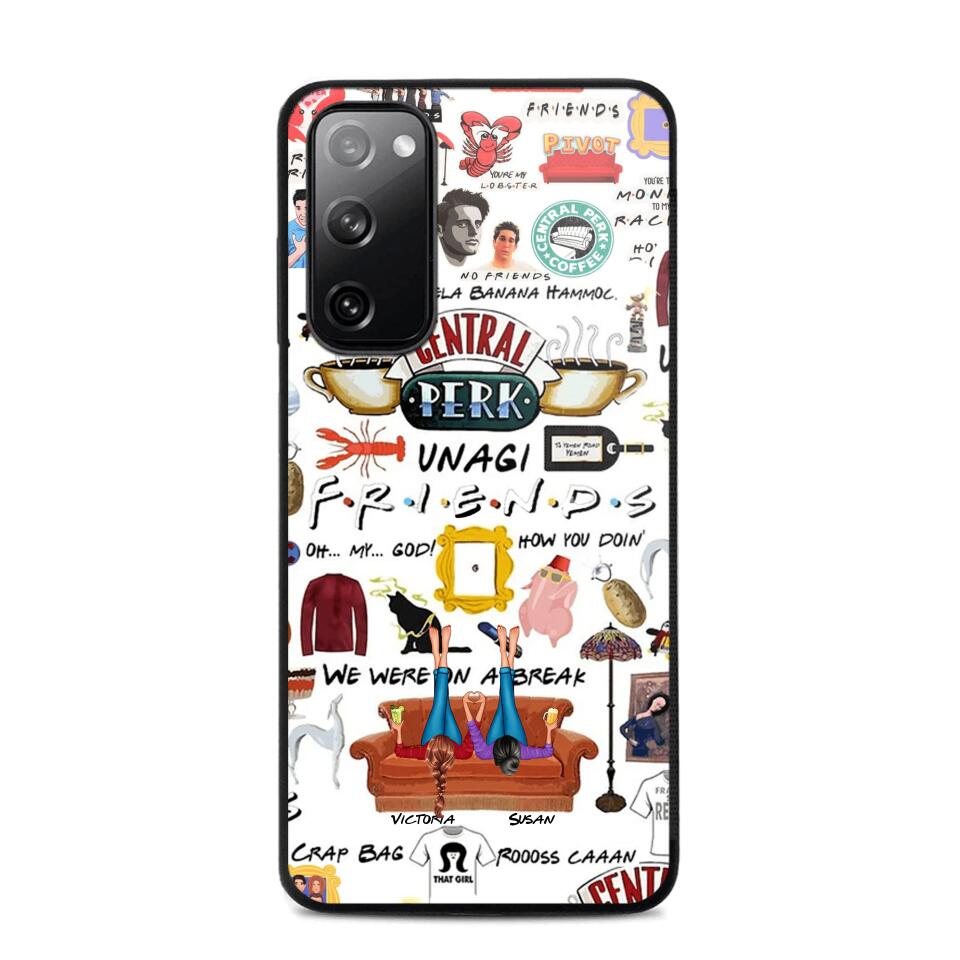 Personalized Central Perk Friends Besties Phonecase QTDT1108