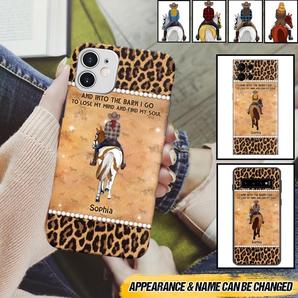 Personalized Horse Riding Lover Phone Case Printed 22AUG-HQ10