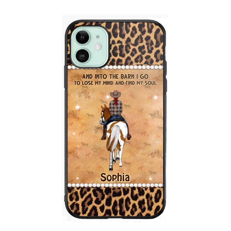 Personalized Horse Riding Lover Phone Case Printed 22AUG-HQ10