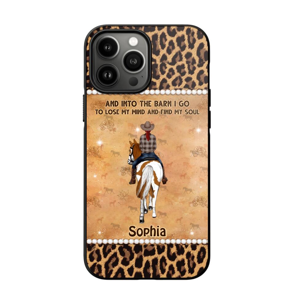 Personalized Horse Riding Lover Phone Case Printed 22AUG-HQ10