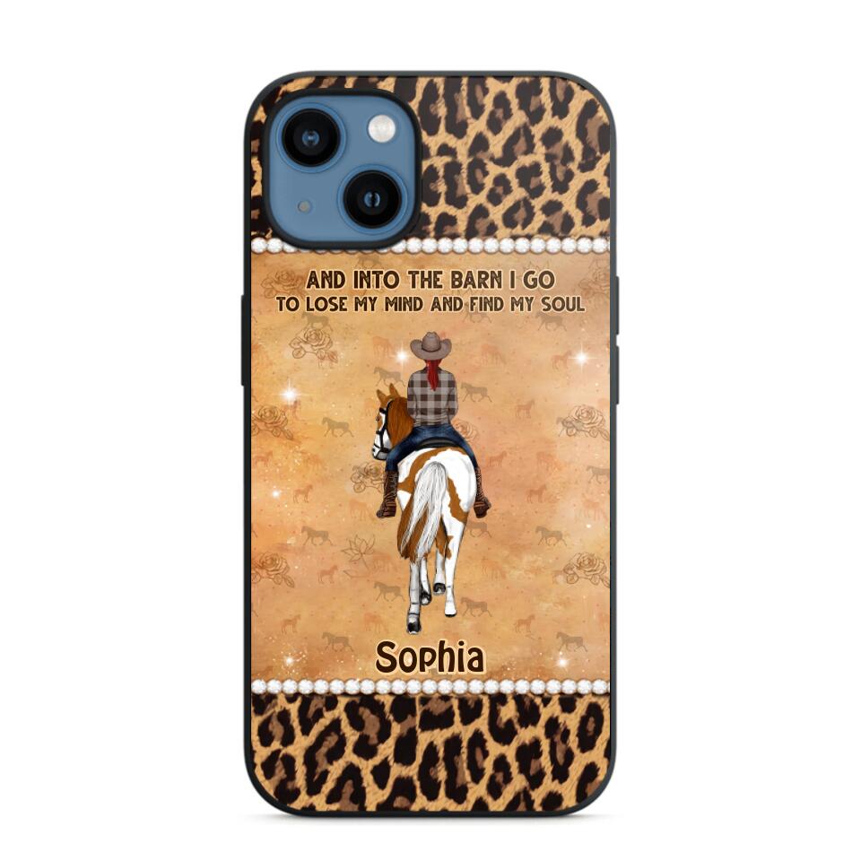 Personalized Horse Riding Lover Phone Case Printed 22AUG-HQ10