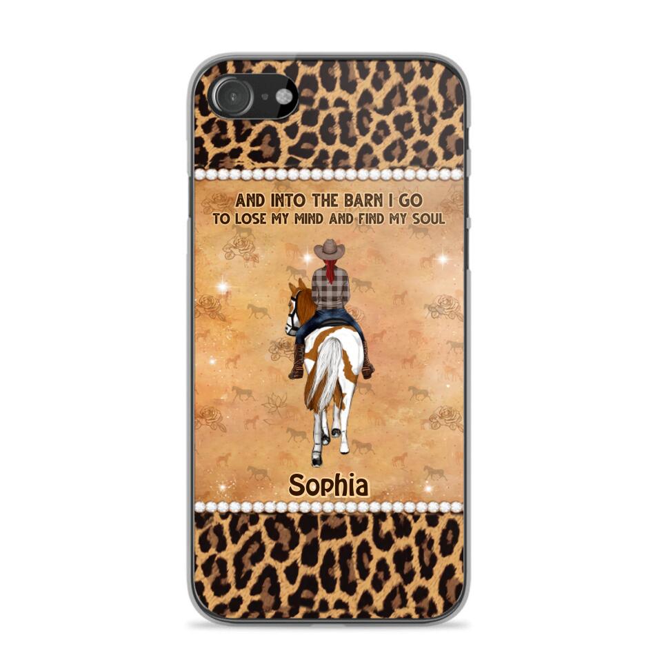 Personalized Horse Riding Lover Phone Case Printed 22AUG-HQ10