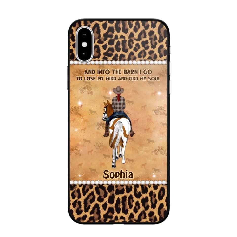 Personalized Horse Riding Lover Phone Case Printed 22AUG-HQ10