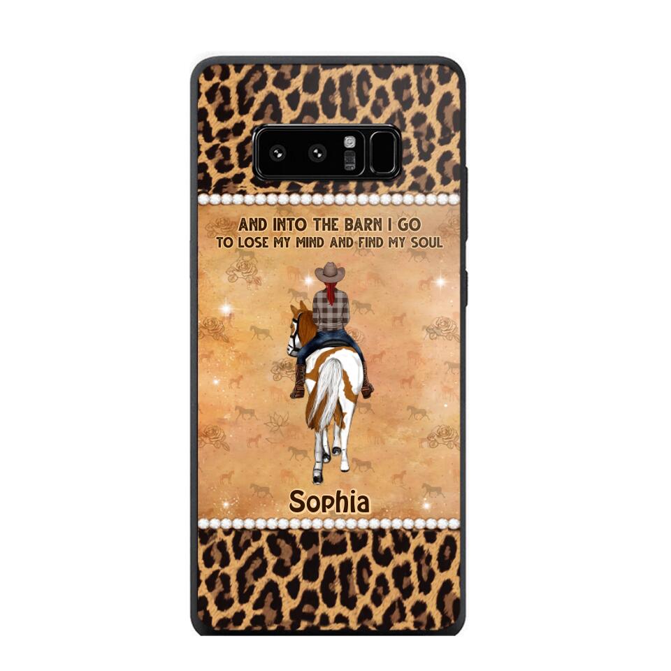 Personalized Horse Riding Lover Phone Case Printed 22AUG-HQ10