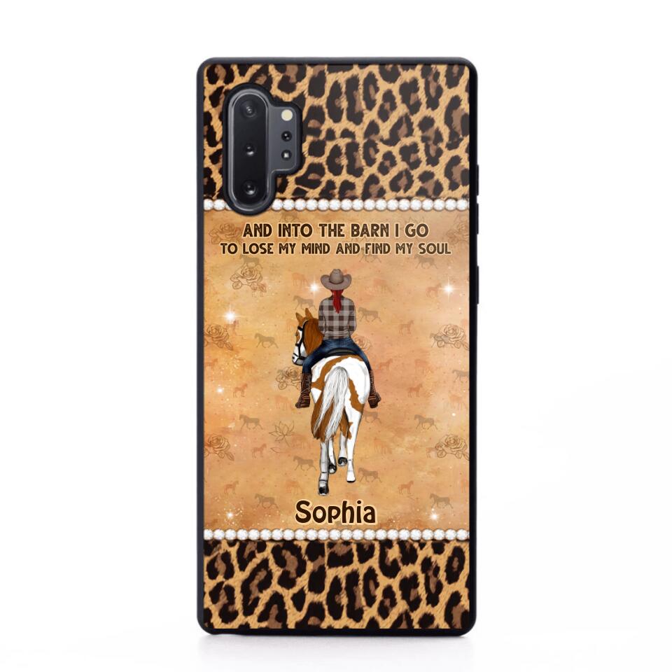 Personalized Horse Riding Lover Phone Case Printed 22AUG-HQ10