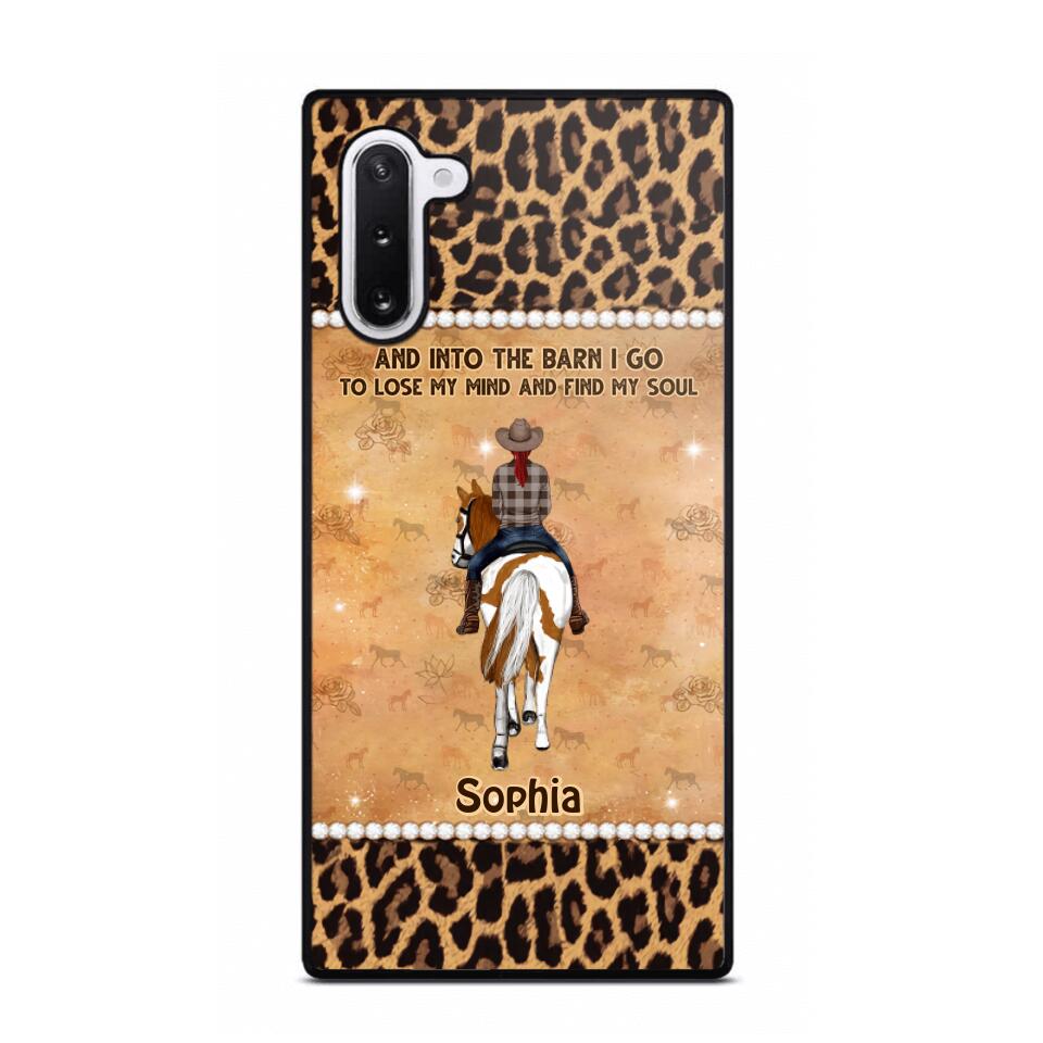 Personalized Horse Riding Lover Phone Case Printed 22AUG-HQ10