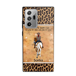 Personalized Horse Riding Lover Phone Case Printed 22AUG-HQ10