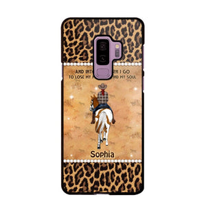 Personalized Horse Riding Lover Phone Case Printed 22AUG-HQ10