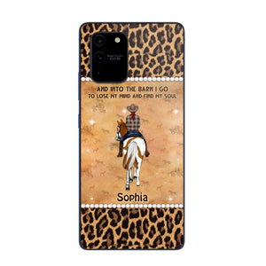 Personalized Horse Riding Lover Phone Case Printed 22AUG-HQ10