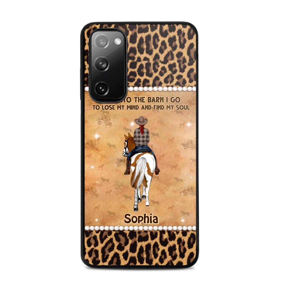 Personalized Horse Riding Lover Phone Case Printed 22AUG-HQ10